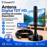Antena TDT  | Canales HD 📺Gratis sin Mensualidades